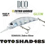 Duo Tetra Works Toto Shad 48S DJA0101 Zebra Glow