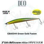 Duo Tide Minnow Slim Flyer 140 CBA0344 / Green Gold Fusion