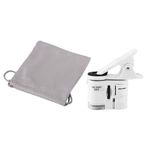 Duokon Mini Cep Telefonu Mikroskopu, Aksesuar Lens Ekleri 9595W 60X Zoom Mikroskop Büyüteç LED UV Işık Mini Cep Telefonu Klipsi Mikroskop Mücevher Paraları Para Damgaları Tespit Etme