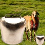 Duoliang Shop Kırmızı Stil 1 Adet Çiftlik Evi Retro Koyun Bakır Inek Çan Metal Kalınlaşmak Inek Koyun Çan Aksesuarları Antika Çinko Alaşım Koyun Çanları Işleme (Yurt Dışından) - Renkli
