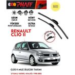 Duolight Clio 2 Silecek Silgeç Takımı 2000 Model Araca Özel Aparat - Siyah