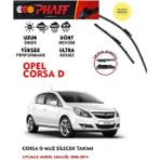 Duolight Opel Corsa D Ön Silecek Takımı 2014 Model Araca Özel - Siyah