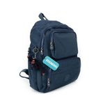 DUOMİNO Fcstore Krinkıl Kumaş Suya Dayanıklı Büyük Boy Lacivert Klinkır Sırt Çantası/laptop Okul Çanta