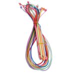 Duories Afgan tığı, Tunus tığ seti, 12 adet renkli ABS plastik iğne, örgü, halı, genişletilmiş tığ Afgan, Tunus tığ seti, farklı boyutlarda 3,5 – 12 mm