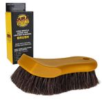 Dura-Gold Uzun Kıl At Saç Deri Temizleme Fırçası - Ovma Temiz Araba İç Döşeme, Koltuklar, Mobilya, Kumaş, Halı, Ayakkabı Boots Sneakers - Oto Detaylandırma, Temizleme Lekeleri, Kir
