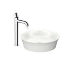 Dura Tiles Duravit White Tulip Çanak Lavabo 43 Cm + Lavabo Bataryası Xlarge Beyaz