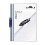 Durable 2260 Swing Clip Ortadan Klipsli 30 SY A4 Lacivert Sıkıştırmalı Dosya