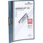 Durable A4 Sıkıştırmalı Dosya Duraclip Ortadan Klipsli 30 Sayfa Lacivert 2200 (25 Li Paket)