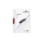 Durable Sıkıştırmalı Dosya Swingclip Ortadan Klipsli 30 Sayfa Kırmızı (25 Li Paket)