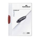 Durable Swing Clip Ortadan Klipsli 30 Sayfa Kırmızı Sıkıştırmalı Dosya