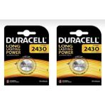 Duracell 2'li CR2430 3V Lityum Düğme Pil Yüksek Performanslı Tek Kullanımlık Pil