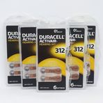 Duracell 312 Numara 6'lı İşitme Cihazı Pili