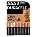 Duracell AAA İnce Kalem 8 Adet Pil