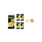 Duracell Activair 10 No Işitme Pili 5 Paket X 6 30 Adet Nem Alıcı Tablet