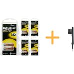 Duracell Activair 312 No Işitme Pili (5 Paket x 6= 30 Adet) + Mıknatıslı Fırça - 5'li