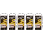 Duracell Activair 312 Numara PR41 Işitme Cihazı Pili 6'lı 5 Paket - 30'lu