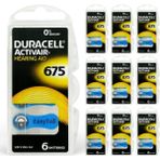 Duracell Activair 675 İşitme Cihazı Pili 60 Adet 1,5 V Uzun Ömürlü Saat Pili
