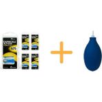 Duracell Activair 675 Numara Işitme Cihazı Pili (5 Paket x 6 Adet = 30 Adet Pil) + Işitme Cihazı El Pompası (Puar) - 5'li