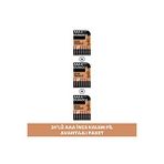 Duracell Alkalin AA 1.5 V LR03-MN2400 24'lü Paket İnce Kalem Pil
