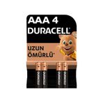 Duracell Alkalin AA Kalın Kalem Pil Duracell Alkalin AA Kalın Kalem Pil 4'lü