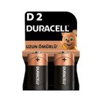 Duracell Alkalin D Pil, 1,5v Lr20 / Mn1300 , 2 Li Paket