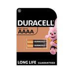 Duracell Alkalin MN2500 AAAA Pil2'li