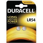 Duracell Alkaline LR54 1,5 Volt 2x10 Adet Düğme Pil