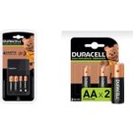 Duracell Cef 14 Pil Şarj Cihazı Şarj Edilebilir 4'lü 1300 Mah Aa ve 750 Mah Aaa Şarj Edilebilir Pil 2'li