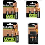 Duracell Cef 14 Şarj Cihazı Şarj Edilebilir 2 adet 2500 mAh AA 4 adet 1300 mAh AA ve 4 adet 750 mAh AAA Pil Paketi
