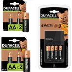Duracell Cef 14 Şarj Cihazı ve Şarj Edilebilir 2 Adet 750 Mah Aaa 6 Adet 1300 Mah Aa Şarj Edilebilir Pil