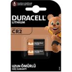 Duracell CR2 3 Volt Lityum 2'li Şarjlı Pil Uzun Ömürlü Yüksek Performanslı Kullanım