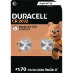 Duracell CR2032 Lityum Düğme Piller 3V - 2 Adet