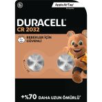 Duracell Cr2032 Lityum Düğme Piller 3V (2’Li Paket)
