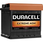 Duracell De50agm 12V 50Ah 540A Extreme Start Stop Agm Akü (Üretim Tarihi:2025)
