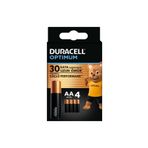 Duracell Optimum Alkalin AA Kalem Piller 4 adet