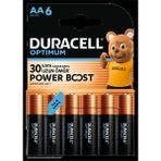 Duracell Optimum Powerboost Aa Kalem Pil 6'lı 4 Adet
