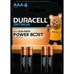 Duracell Optimum Powerboost Aaa Ince Kalem Pil 4'lü 4 Adet