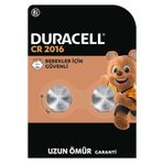 Duracell Özel 2016 Lityum Düğme Piller 3V 2 adet