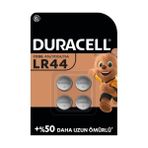 Duracell Özel Alkalin 4'Lü 1,5V Düğme Pil Lr44