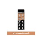 Duracell Özel Alkalin A76 LR44 1.5V Düğme Pil 10'lu