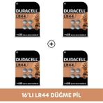 Duracell Özel LR44 Alkalin Düğme Pil 1,5V (76A / A76 / V13GA), 4'lü Paket x 4