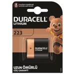 Duracell Özel Yüksek Güçlü Lityum 223 6V, 1’li Paket (223 / Cr-P2) Fotoğraf Pili