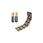 Duracell Pil Aa Kalem Alkalin 20'li Kartela Yirtmali Paket Duracell (Saat)