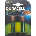 Duracell Şarj Edilebilir Kalem Pil 2'li Aa 2500 Mah - 1 Adet