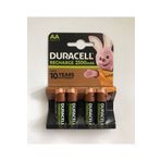Duracell Şarj Edilebilir Kalem Pil 4'lü 2500 mAh