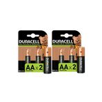 Duracell Şarj Edilebilir Turbo Aa Kalem Pil 2500mah 4' Lü