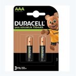 Duracell Şarjlı 750 Ma İnce Aaa Pil 2'Li