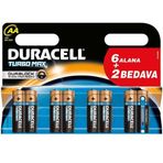 Duracell Turbo Max Alkalin AA 8'li Kalem Pil