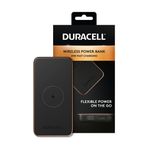 Duracell Wireless CORE10 Pd 25W Usb-A Usb-C 10.000 mAh Siyah Powerbank