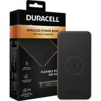 Duracell Wireless CORE10 Pd 25W Usb-A Usb-C 10.000 mAh Siyah Powerbank